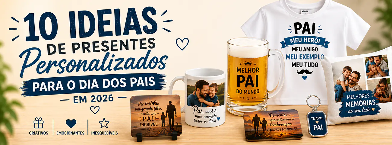 10 Ideias de Presentes Personalizados para o Dia dos Pais em 2026