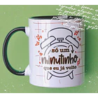 Artes para Caneca Só um minuto que eu já volto em Png 1