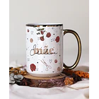 Artes para Caneca Costureira Suas Mãos teceram o amor - Mãe Marsala Croche em Png 2