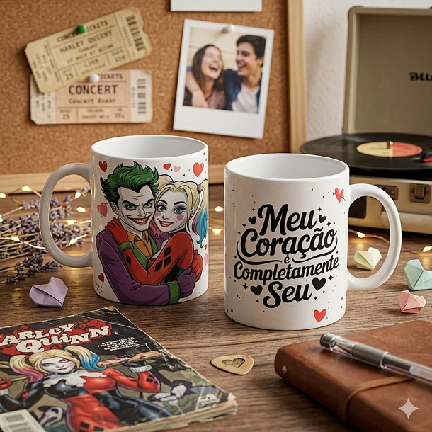 15 Artes para Caneca Dia dos Namorados Personagens Arquivo em Png  2