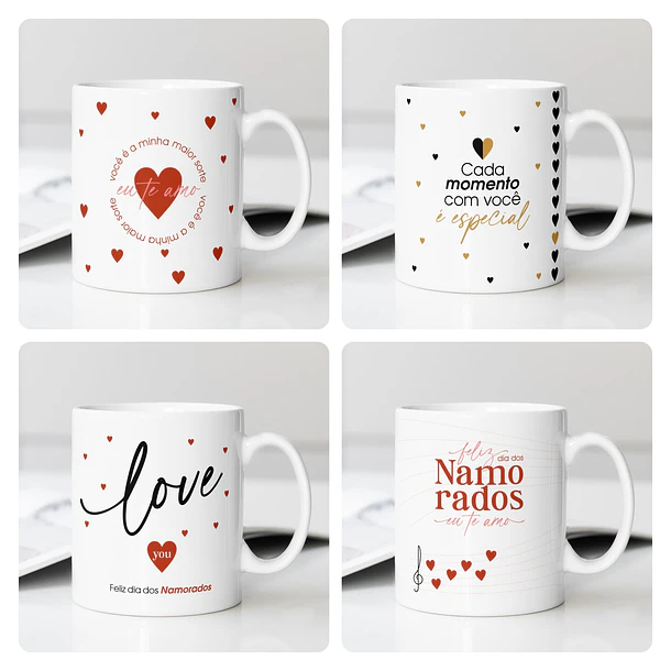 16 Artes para Canecas Dia dos Namorados Arquivo Editável  1