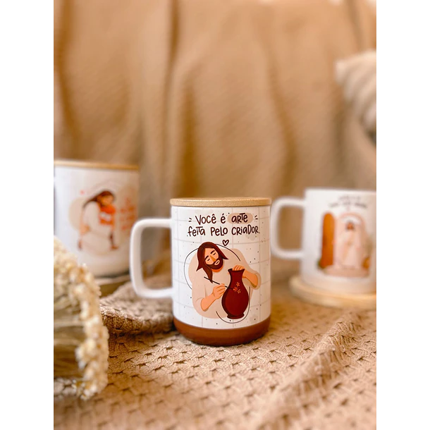 23 Artes para Caneca e Azulejo Devocional Ilustrado Arquivo Editável  7