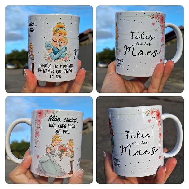 30 Artes para Caneca Mãe, Cresci... Meninos e Meninas Princesas Arquivo em Jpg  3