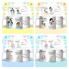 30 Artes para Caneca Mãe, Cresci... Meninos e Meninas Princesas Arquivo em Jpg  6