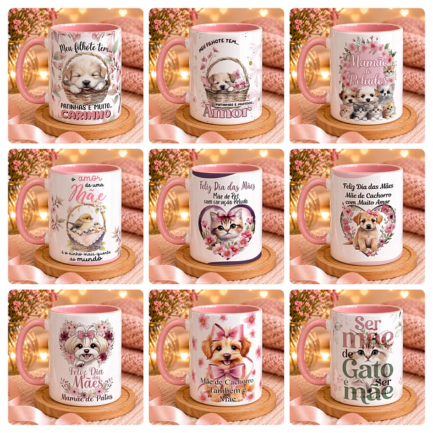 33 Artes para Caneca Mãe de Pet Arquivo em Jpg  4