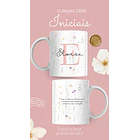 Artes para Caneca Frases Alfabeto Iniciais Arquivo Editável em Canva 4