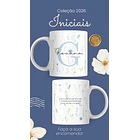Artes para Caneca Frases Alfabeto Iniciais Arquivo Editável em Canva 5
