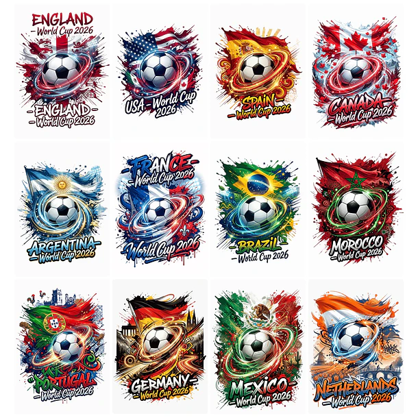 Kit digital Copa Times Seleções Png World Cup 2026  Sem Fundo – Arquivos para Sublimação e Personalizados 4