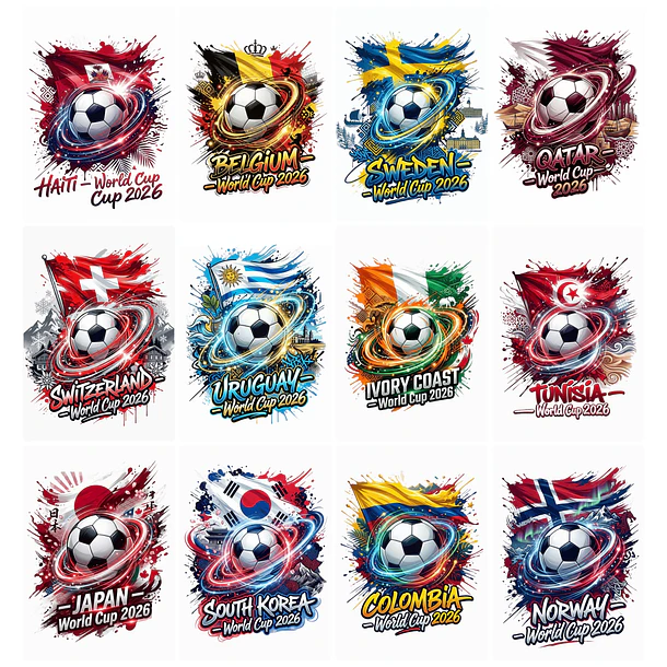 Kit digital Copa Times Seleções Png World Cup 2026  Sem Fundo – Arquivos para Sublimação e Personalizados 5