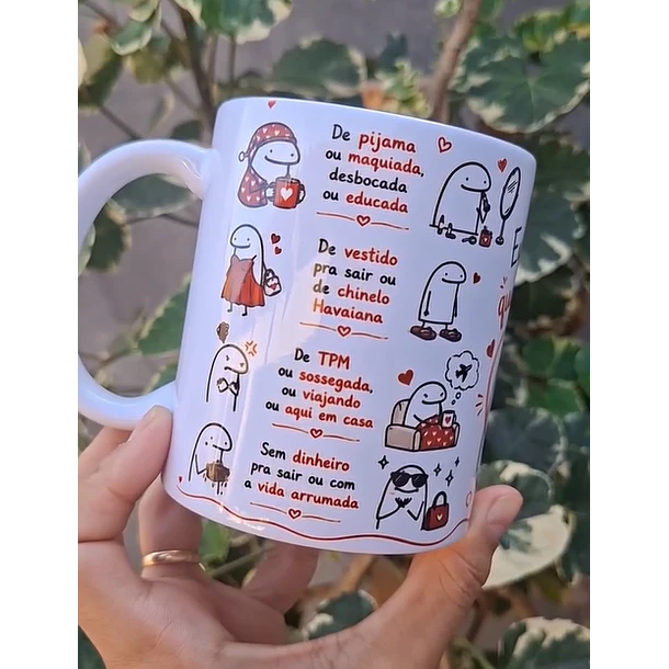 Arte Caneca De pijama ou maquiada, desbocada ou educada, Eu te quero de qualquer jeito Arquivo em Pdf  1