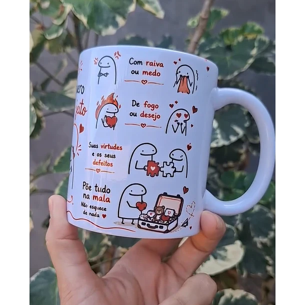 Arte Caneca De pijama ou maquiada, desbocada ou educada, Eu te quero de qualquer jeito Arquivo em Pdf  2