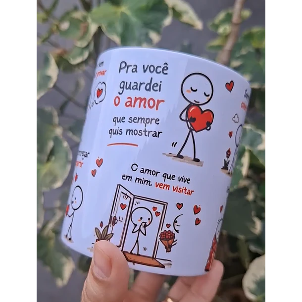 Arte Caneca Pra você guardei o amor que nunca soube dar, sentir sem conseguir provar Arquivo em Pdf 2