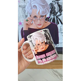 Arte Caneca Só posso oferecer 1% de carisma - Filme O Diabo Veste Prada Arquivo em Png