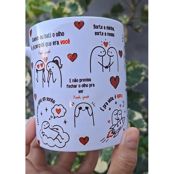 Arte Caneca Quando eu bati o olho, eu já percebi que era você, exatamente como um sonho - Sorte a nossa Arquivo em Pdf  2