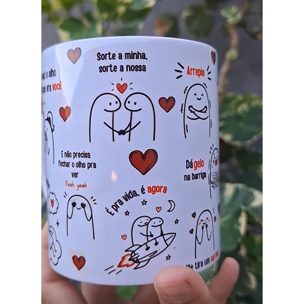 Arte Caneca Quando eu bati o olho, eu já percebi que era você, exatamente como um sonho - Sorte a nossa Arquivo em Pdf  3