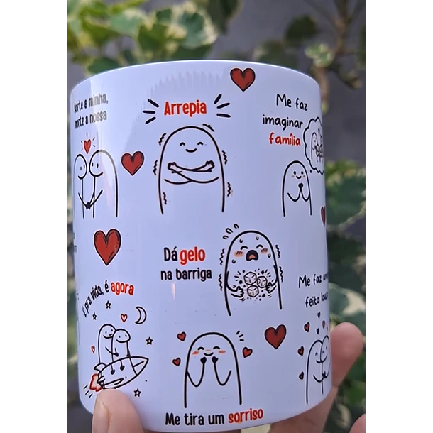 Arte Caneca Quando eu bati o olho, eu já percebi que era você, exatamente como um sonho - Sorte a nossa Arquivo em Pdf  4