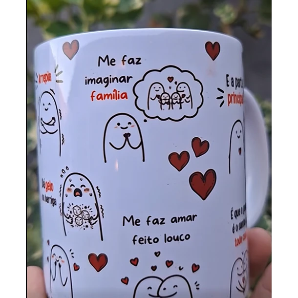 Arte Caneca Quando eu bati o olho, eu já percebi que era você, exatamente como um sonho - Sorte a nossa Arquivo em Pdf  5