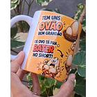 Arte Caneca Tens uns ovão bem grandão, os ovo ta pra bater no short Arquivo em Png  1