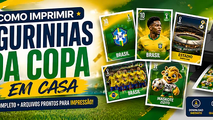 Como Imprimir Figurinhas da Copa do Mundo em Casa: Guia Completo + Arquivos Prontos para Impressão