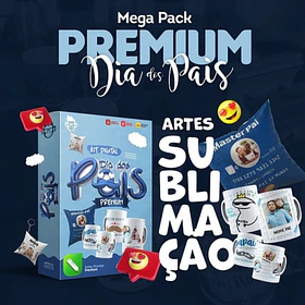 Kit Completo Dia dos Pais  + de 1800 Artes sendo para Canecas, Camisas, Almofadas e Azulejos -  Download Imediato