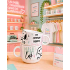 8 Artes para Caneca e Xicará Haja Café SNOOPY Arquivo em Jpg 3