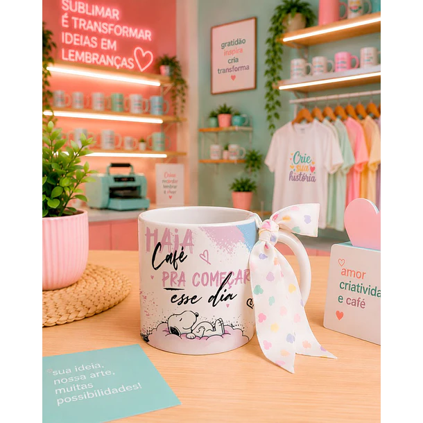 8 Artes para Caneca e Xicará Haja Café SNOOPY Arquivo em Jpg 5