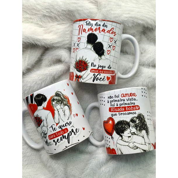 14 Artes para Caneca Dia dos Namorados Entre Rabiscos & Amor Arquivo em Jpg  1