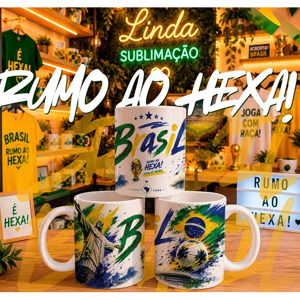 17 Artes para Caneca Copa do Mundo 2026 Arquivo em Jpg  1