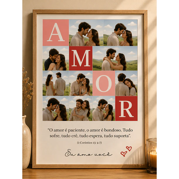 70 Artes para Quadro Casal Dia dos Namorados Arquivo Editável 8