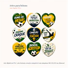 Arquivo artes para Bottons Brasil Copa do Mundo Arquivo em Png  1
