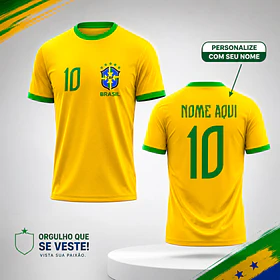 Arte para Camiseta Brasil 2026 Arquivo Editável