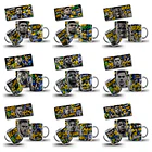 62 Artes para Caneca Copa Street Urbano Brasil Copa do Mundo Arquivo em Jpg 7