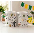 7 Artes para Caneca Brasil Copa do Mundo Arquivo Editável  1