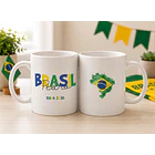 7 Artes para Caneca Brasil Copa do Mundo Arquivo Editável  5
