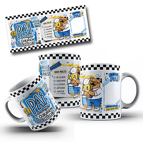 8 Artes para Caneca Dia dos Pais Arquivo em Png
