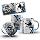 8 Artes para Caneca Dia dos Pais Arquivo em Png 3