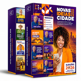 Pack Canva Arte Politica 2.0 Campanha Eleitoral, Eleições, Político Editáveis