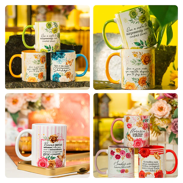 24 Artes para Caneca, Azulejo e Squeezes Para Presentear Arquivo em Png  1