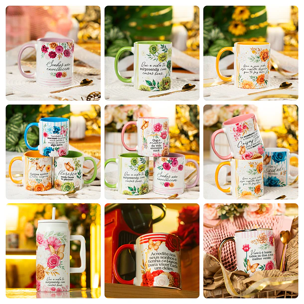 24 Artes para Caneca, Azulejo e Squeezes Para Presentear Arquivo em Png  3