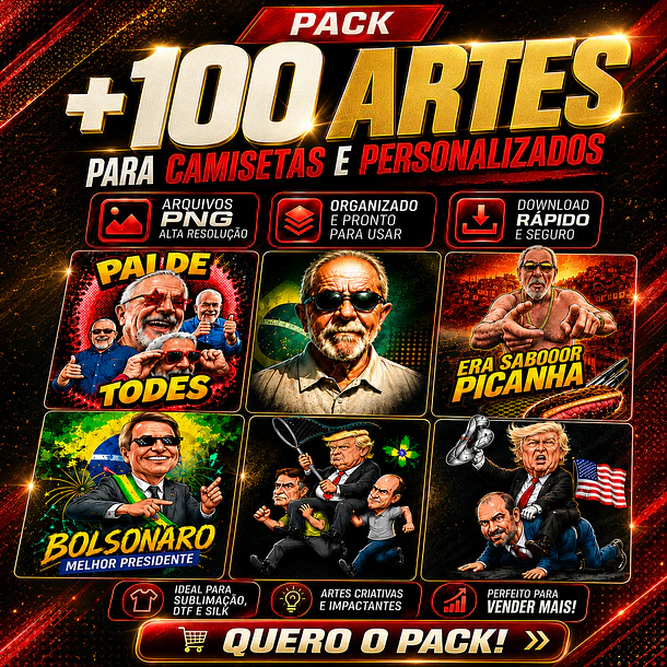 100 Artes Para Camisas Politica 2026  Arquivos Png  1
