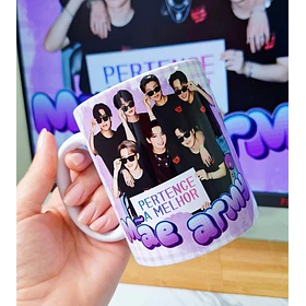 Arte para Caneca Bts Mãe army Arquivo Png 