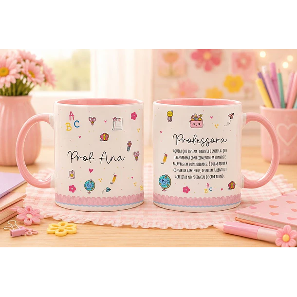 9 Artes para Caneca Dia Dos Professores Arquivo em Canva  2