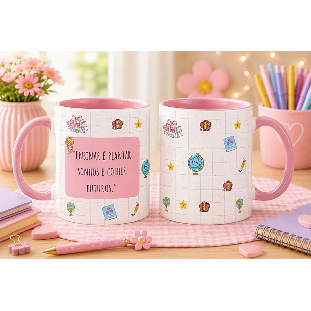 9 Artes para Caneca Dia Dos Professores Arquivo em Canva  8
