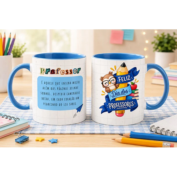 9 Artes para Caneca Dia Dos Professores Arquivo em Canva  9