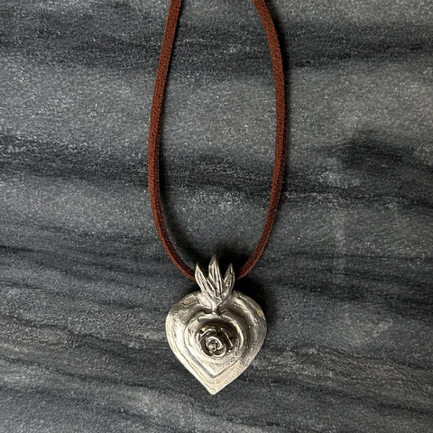 Sagrado Corazón con Rosa