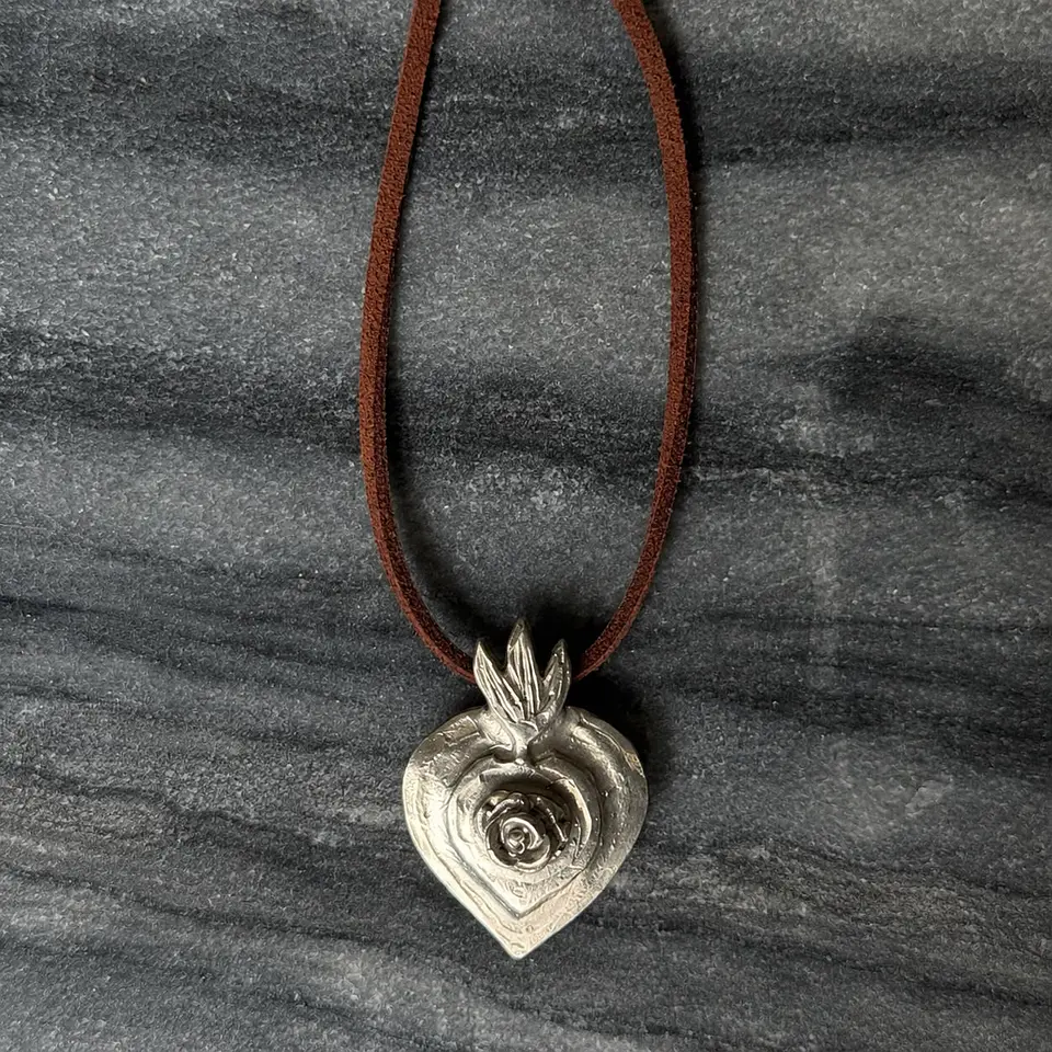 Sagrado Corazón con Rosa 1
