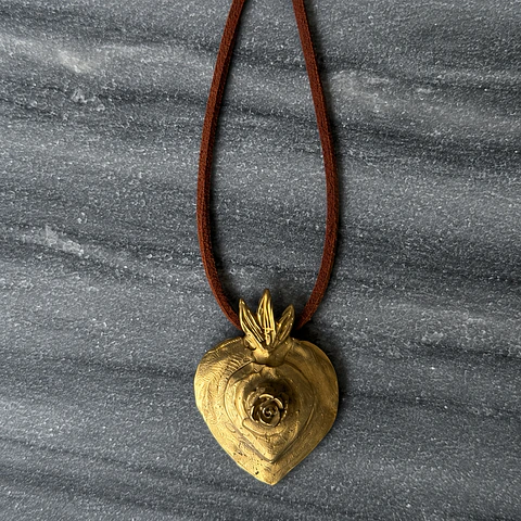 Sagrado Corazón con Rosa