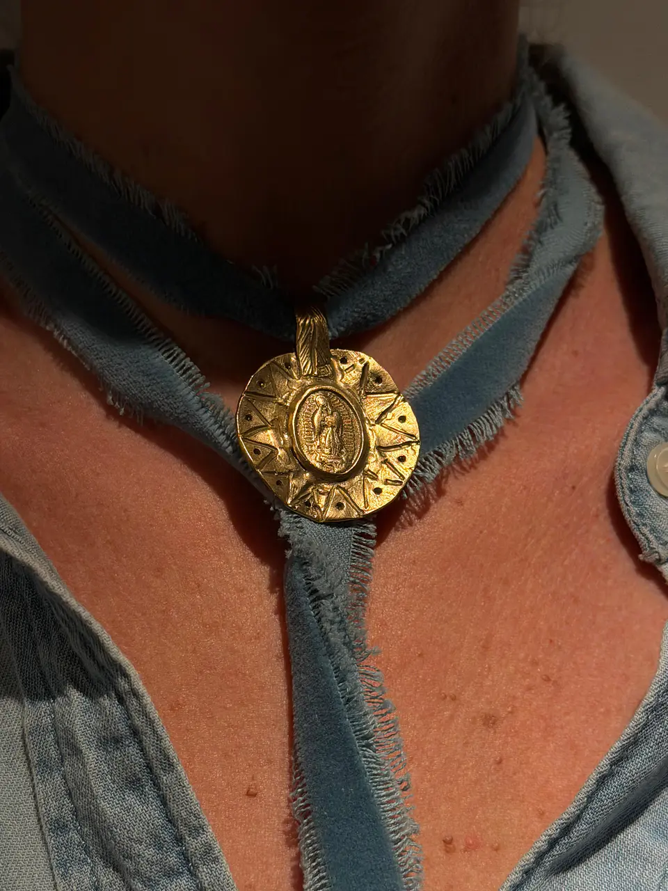 Medalla Virgen De Guadalupe 1