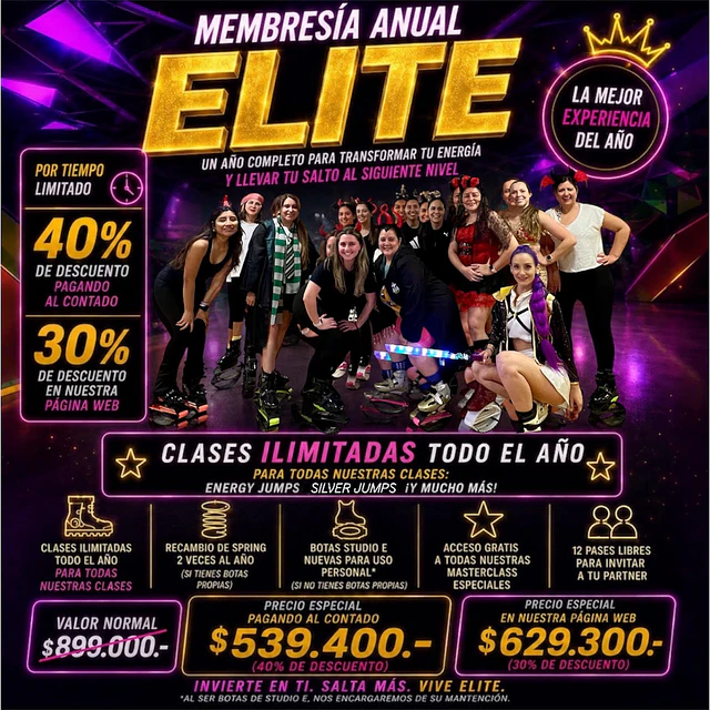 MEMBRESÍA ANUAL ELITE