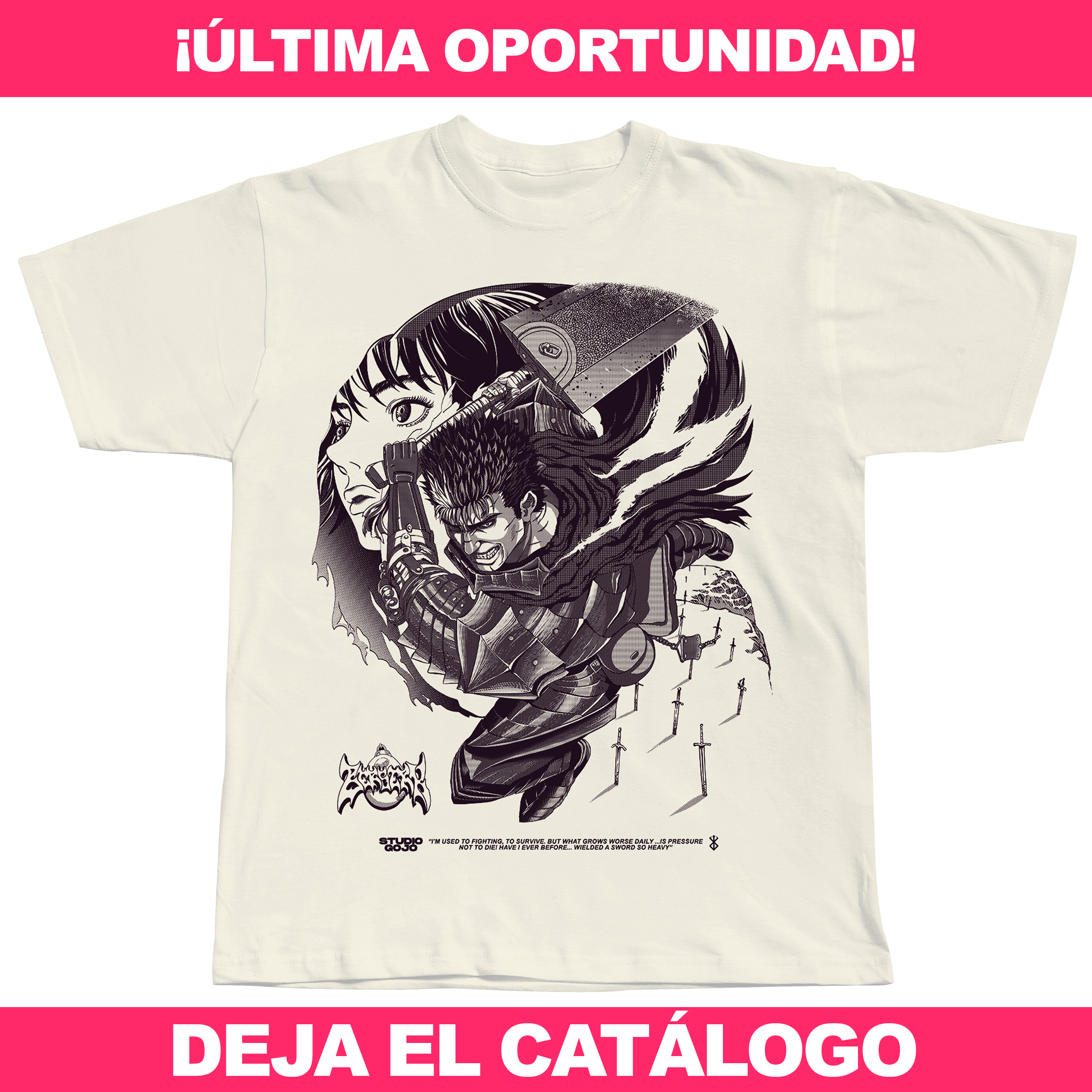Berserk - Guts - Polera Manga Corta 1